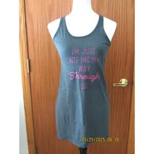 Funny Graphic Tank Top - Size XS